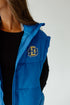 SD State Logo Patch Oversized Puffer Vest